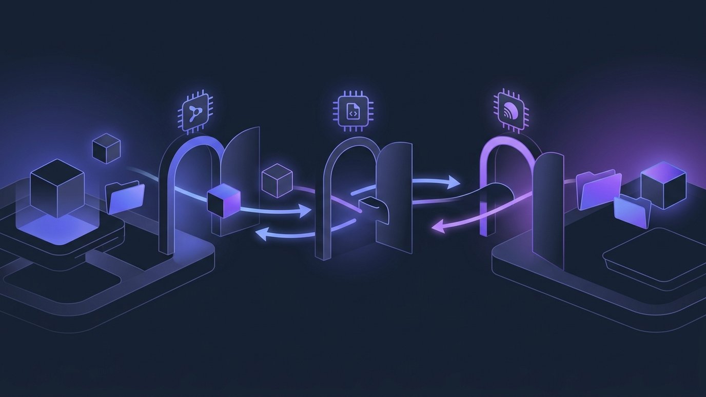 Course packages flowing between different learning platforms through open format gateways