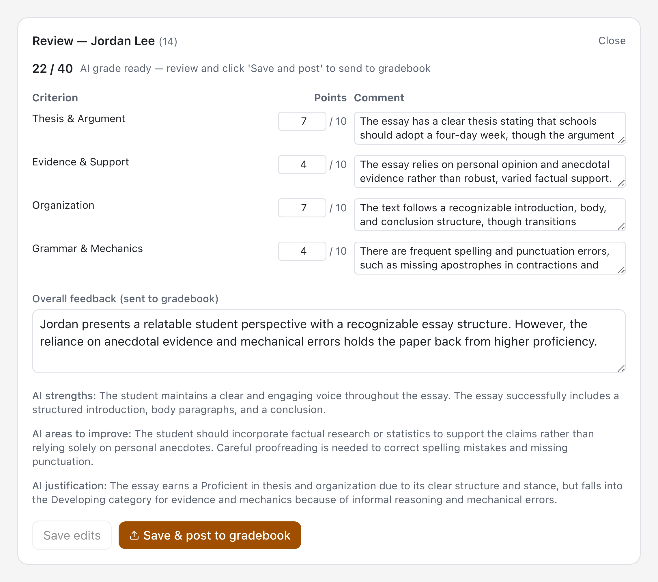 AI Grading