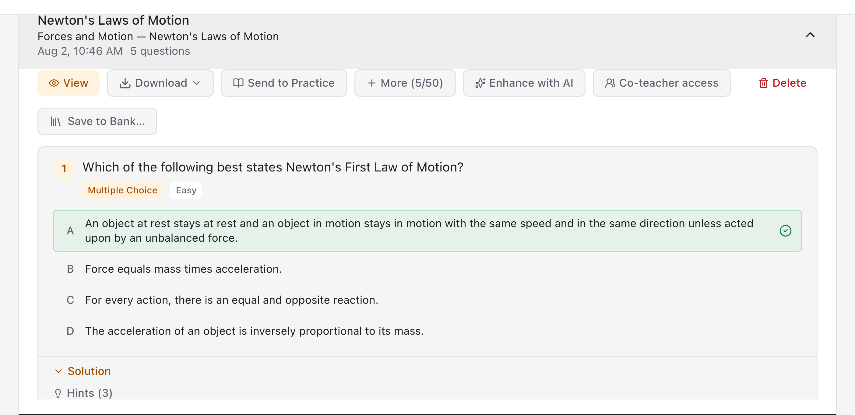 AI Question Generator